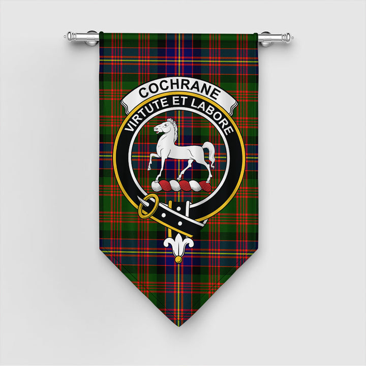 Cochrane Modern Tartan Classic Crest Gonfalon