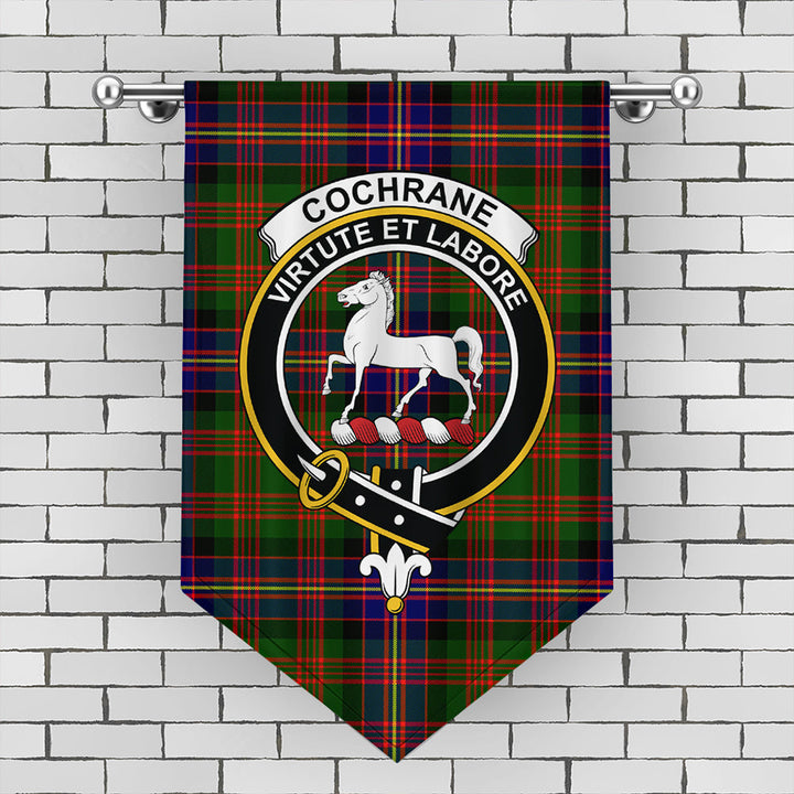 Cochrane Modern Tartan Classic Crest Gonfalon