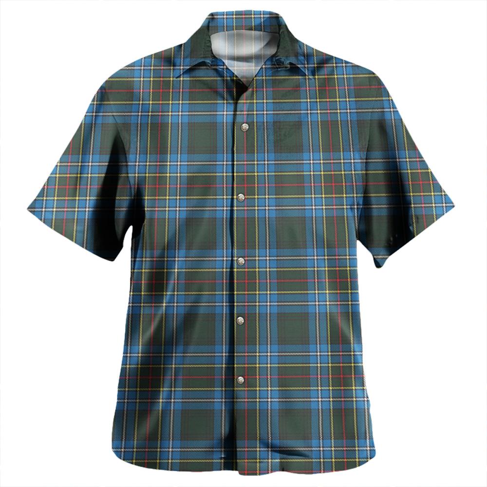 Scottish Tartan Cockburn Modern Clan Hawaiian Shirt Plaid Style