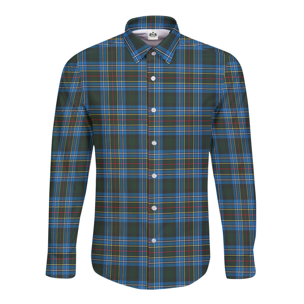 Cockburn Modern Tartan Plaid Long Sleeve Button Shirt