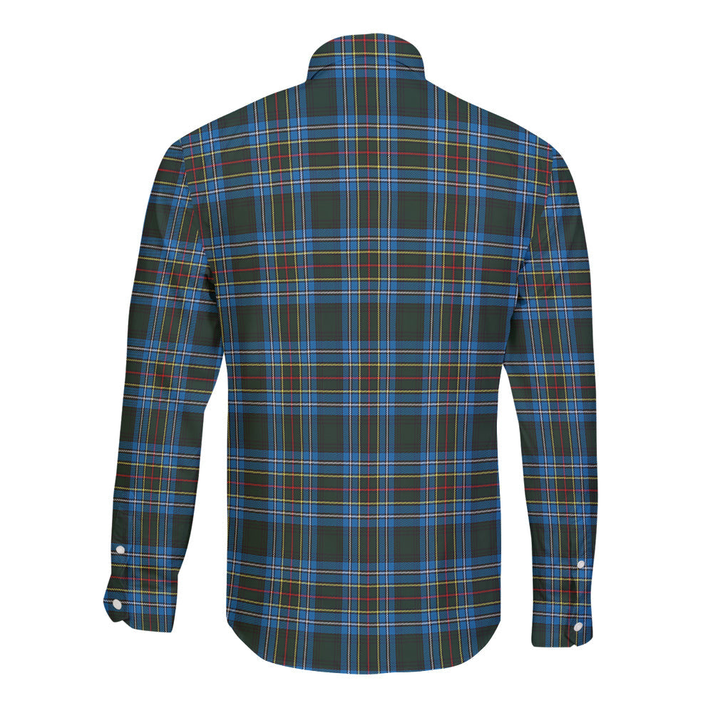 Cockburn Modern Tartan Plaid Long Sleeve Button Shirt