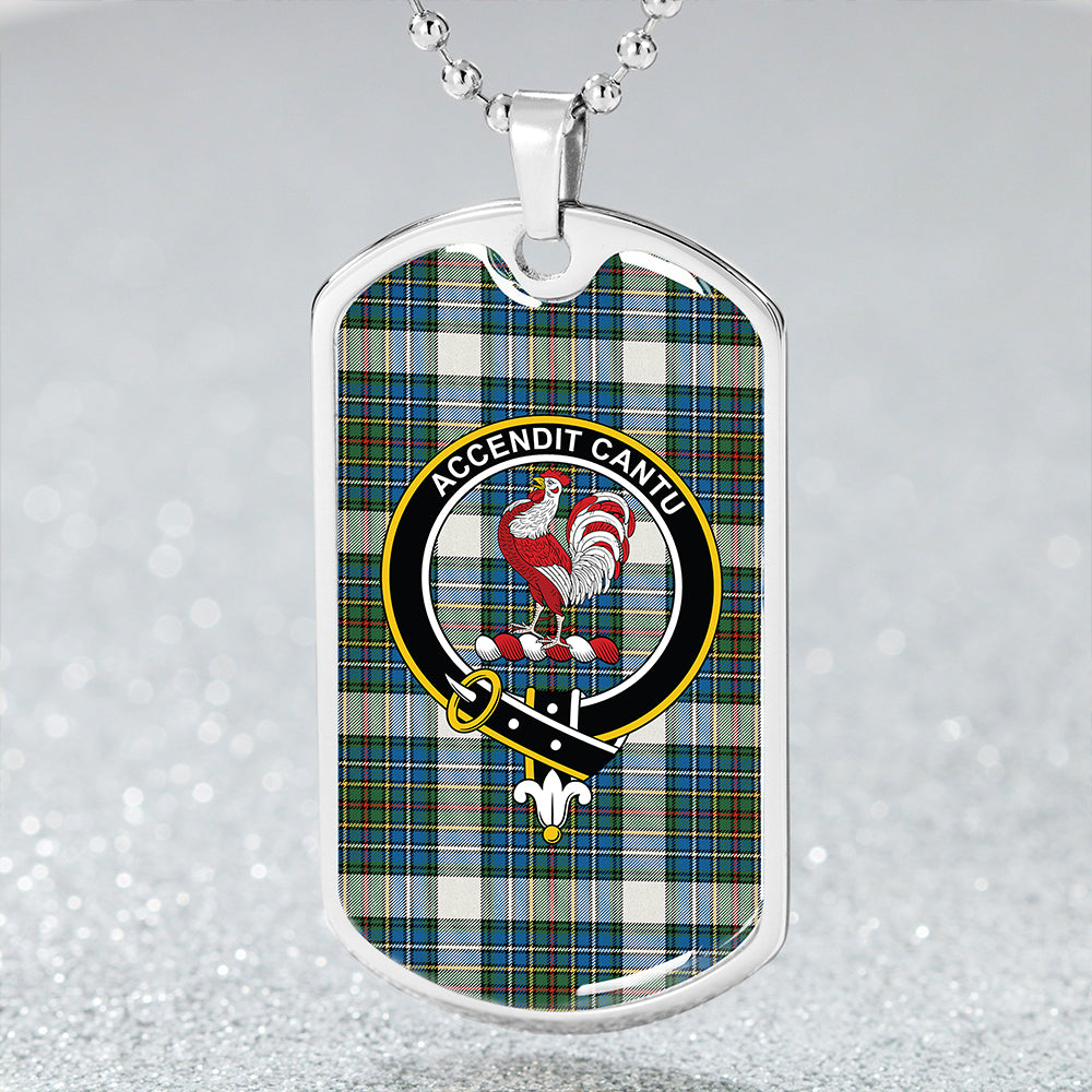 Cockburn (Coburn) of Ormiston Dress Ancient Clan Badge Classic Tartan Dog Tag Necklace