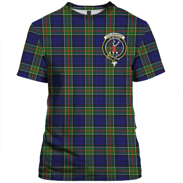 Colquhoun Ancient Tartan Classic Crest T-Shirt