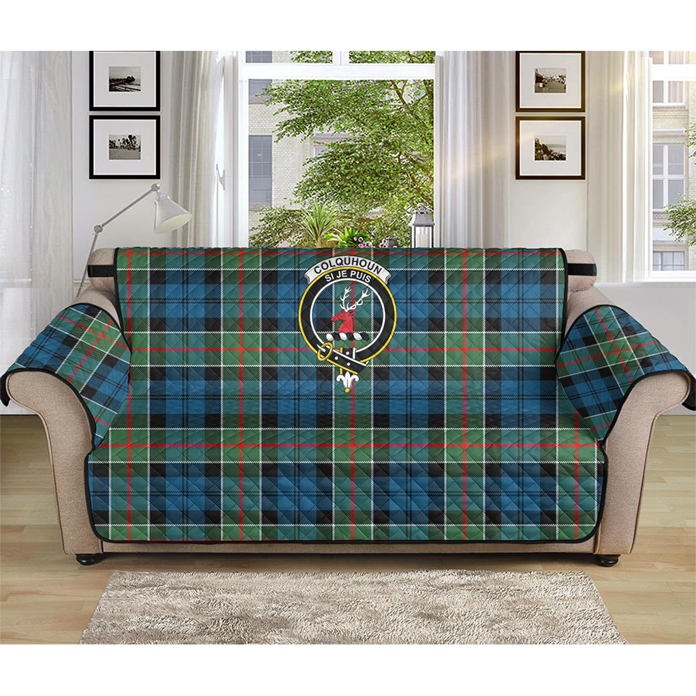 Colquhoun Ancient Tartan Classic Crest Sofa Protector