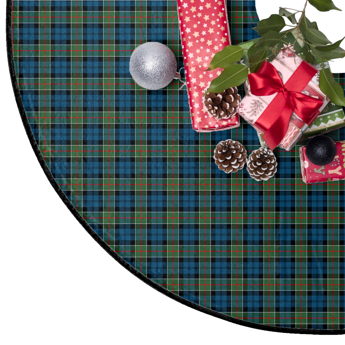 Colquhoun Ancient Tartan Plaid Christmas Tree Skirt