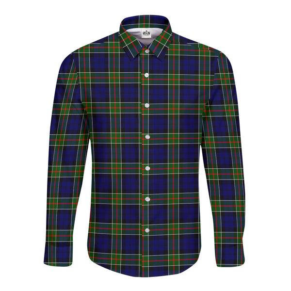 Colquhoun Modern Tartan Plaid Long Sleeve Button Shirt