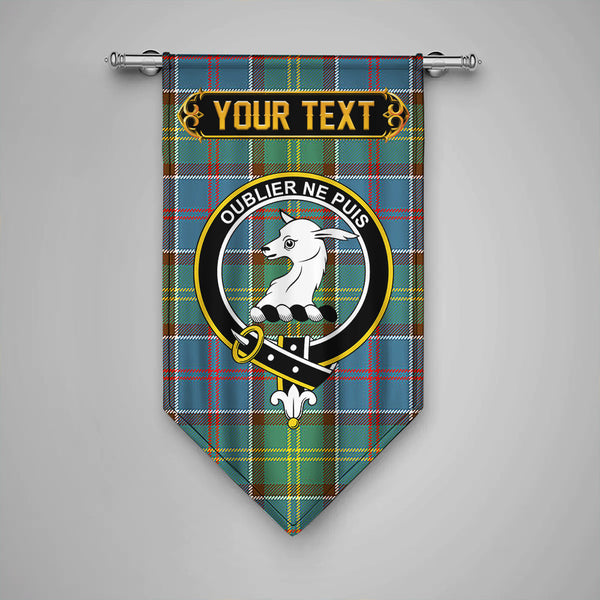 Colville District Clan Badge Tartan Gonfalon Personalize