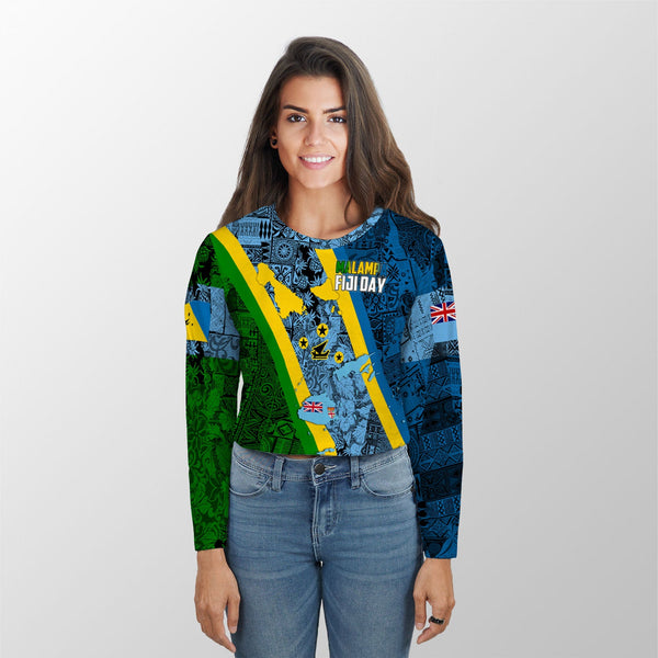 Malampa Fiji Day Croptop Long T Shirt