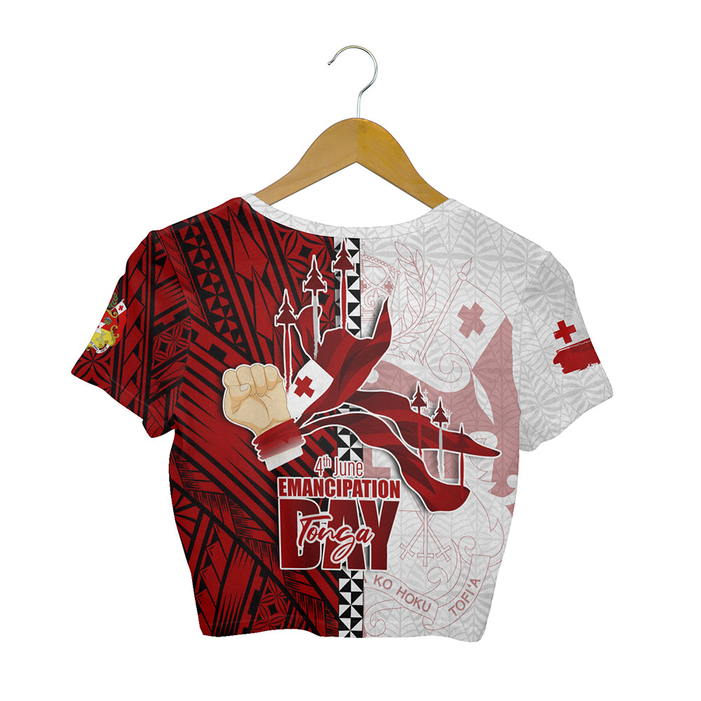 Tonga National Emancipation Day Croptop T Shirt