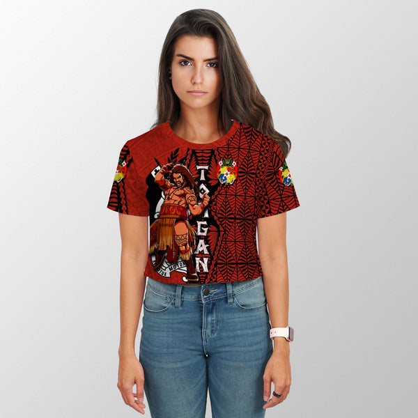 Custom Tonga The Tonga Terror Croptop T Shirt