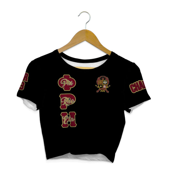 Fraternity Shirt - Personalized Phi Rho Eta Croptop T Shirt Original Dark Style