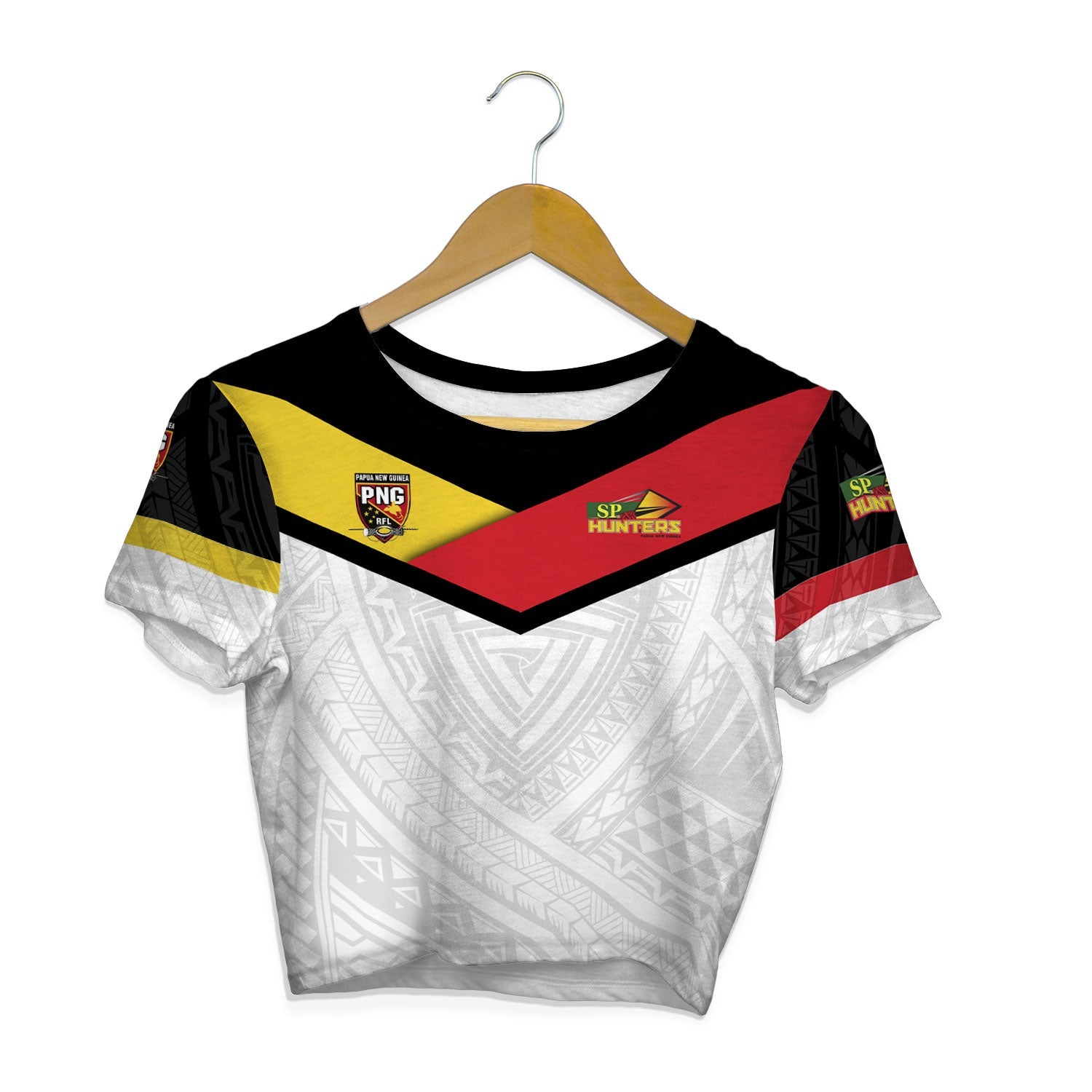 Papua New Guinea Rugby Hunters Croptop T Shirt