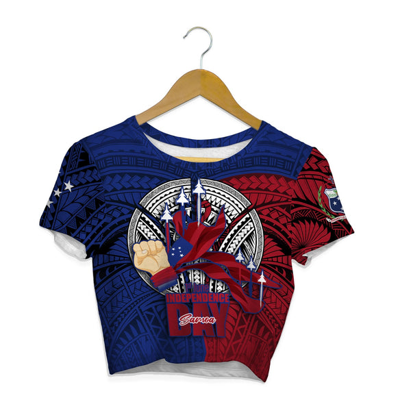 Samoa Independence Day 1st June Croptop T Shirt