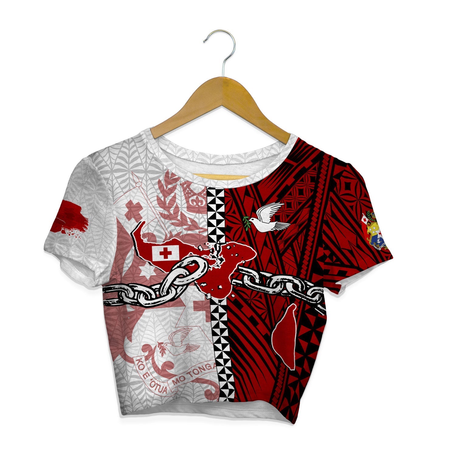 Tonga National Emancipation Day Croptop T Shirt