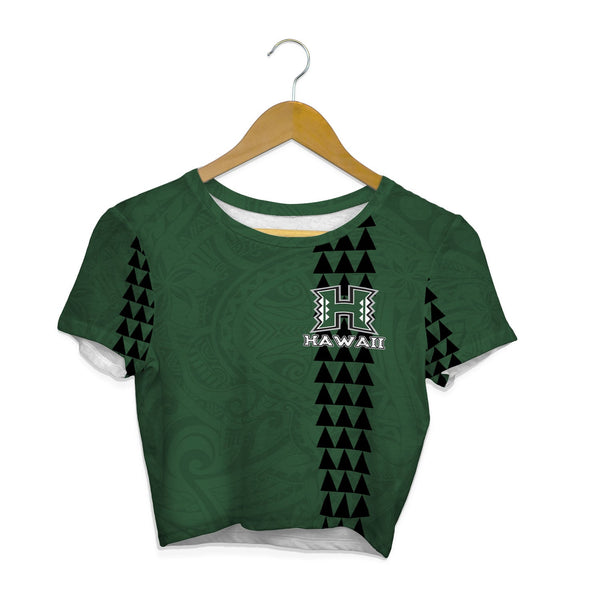 Custom Hawaii Rainbow Warriors Rugby Croptop T Shirt