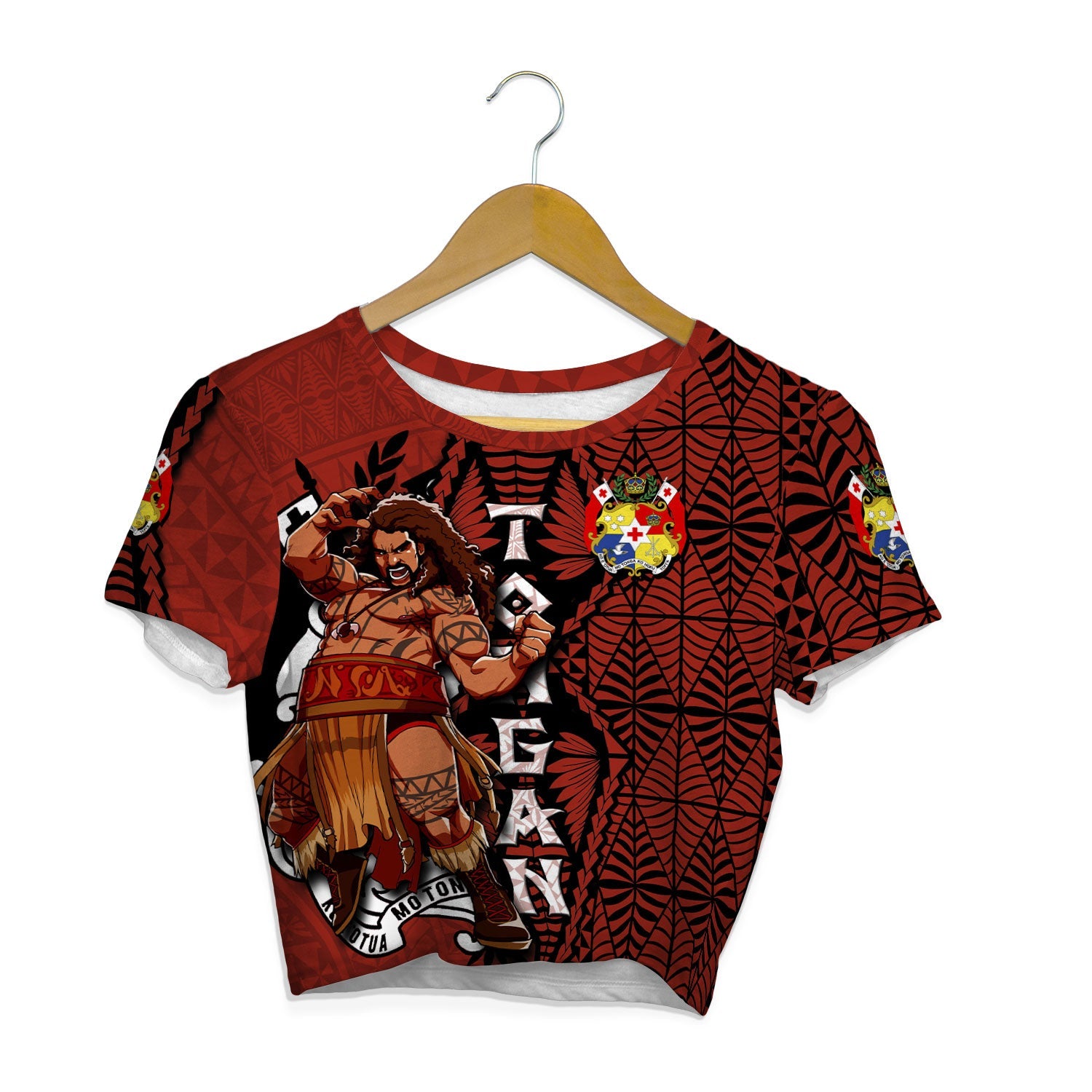 Custom Tonga The Tonga Terror Croptop T Shirt