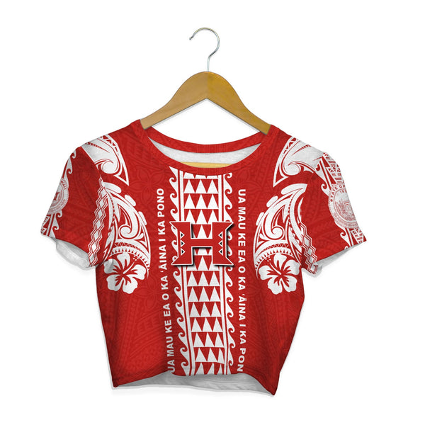 Hilo Hawaii Seal Croptop T Shirt Turtle Style