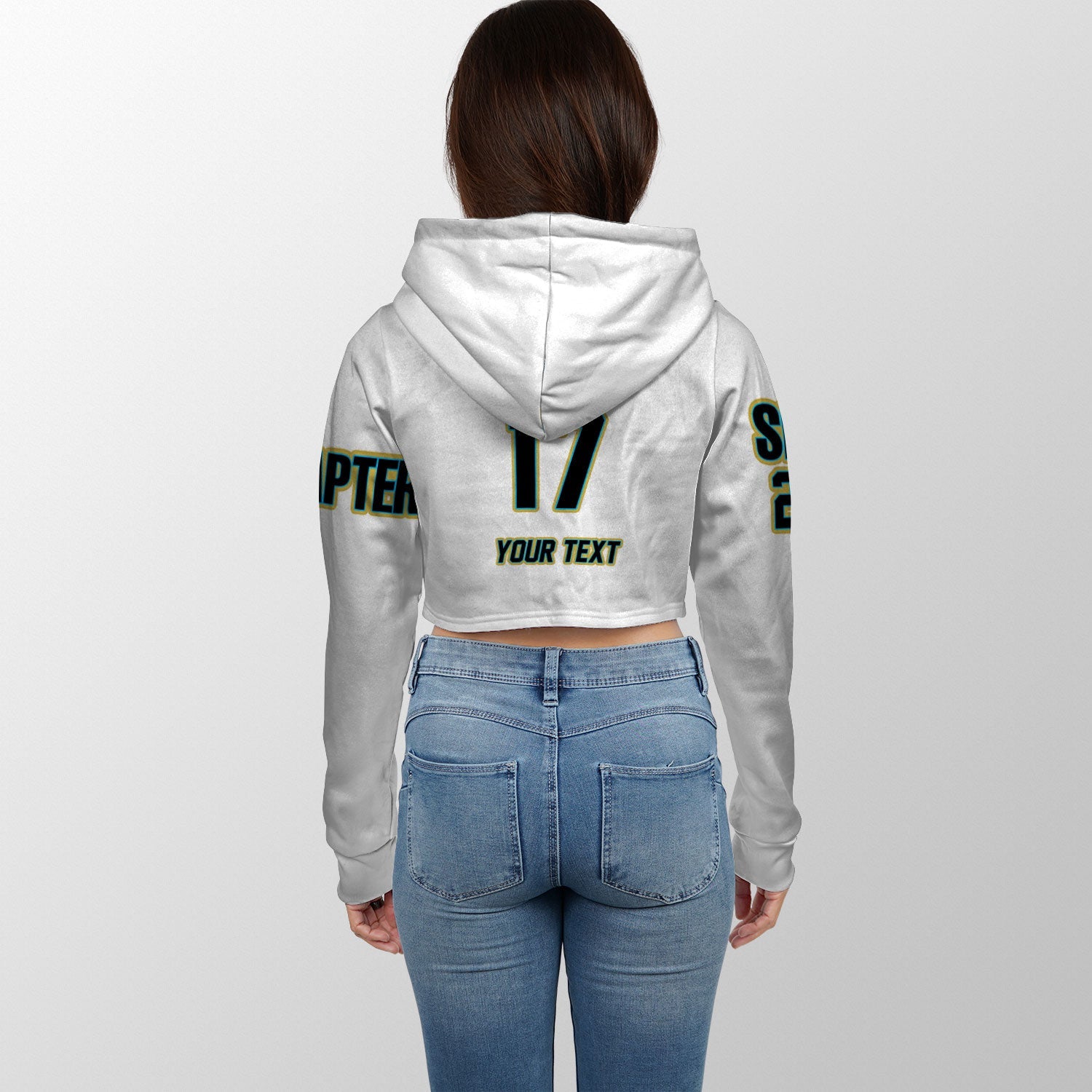 Fraternity Shirt - Personalized Mu Beta Phi Croptop Hoodie Original White Style