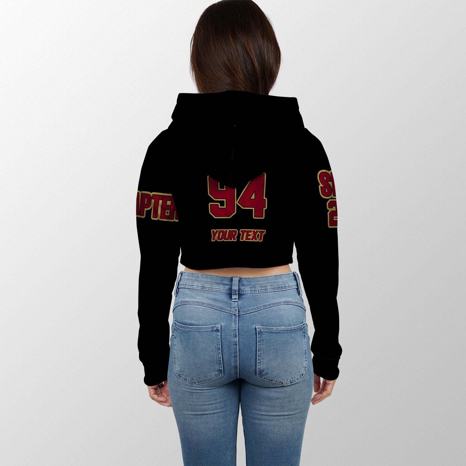 Fraternity Shirt - Personalized Phi Rho Eta Croptop Hoodie Original Dark Style