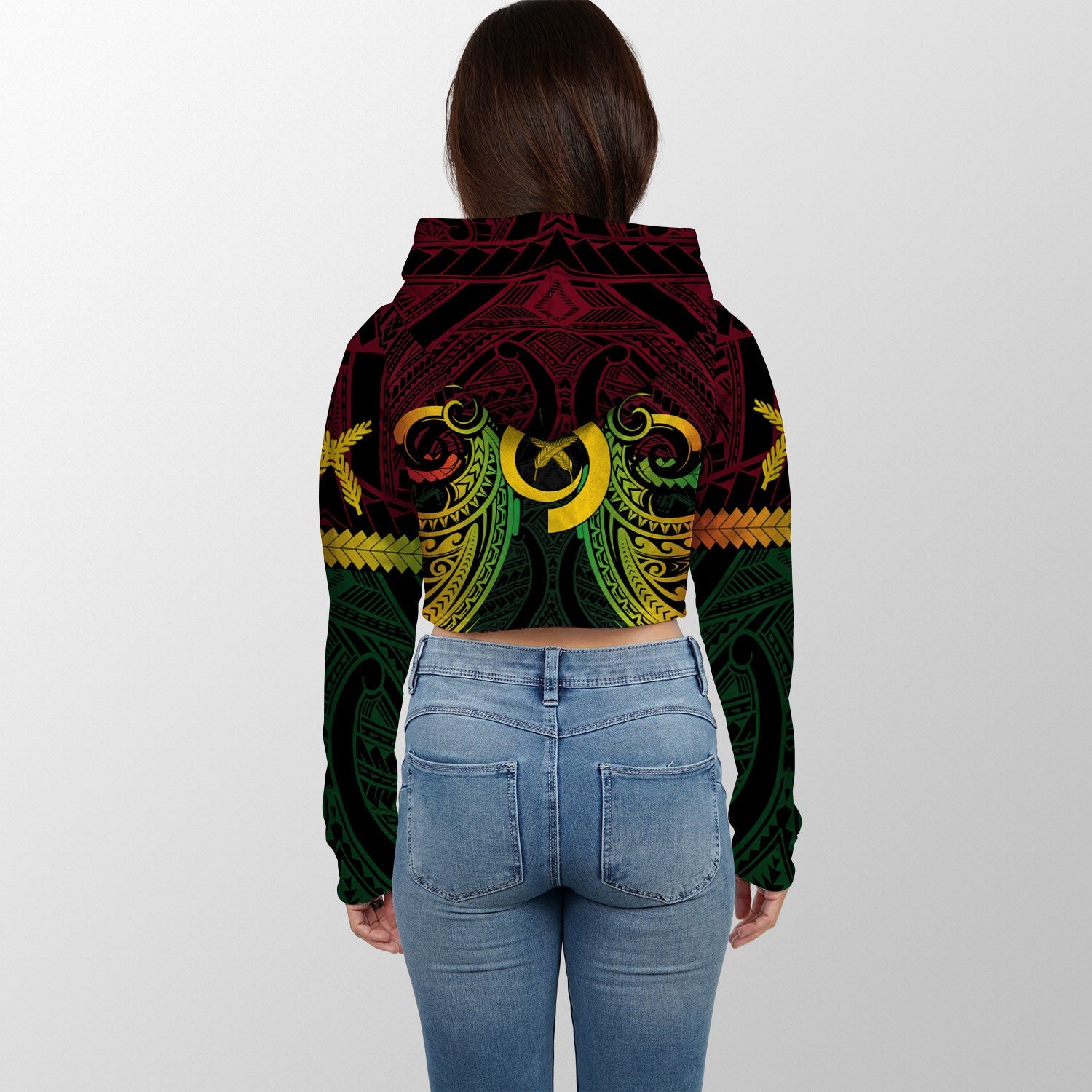 Vanuatu Croptop Hoodie Independence Day 43rd Anniversary Style 2