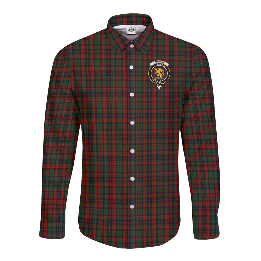 Cumming Comyn BuchanTartan Crest Long Sleeve Button Shirt