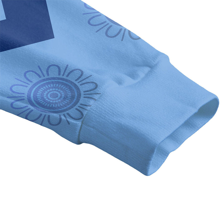 Custom NSW Blues Rugby Fleece Cardigan Aussie New South Wales