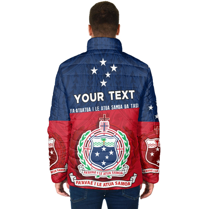 Custom Samoa Men Padded Jacket FAST Always Proud