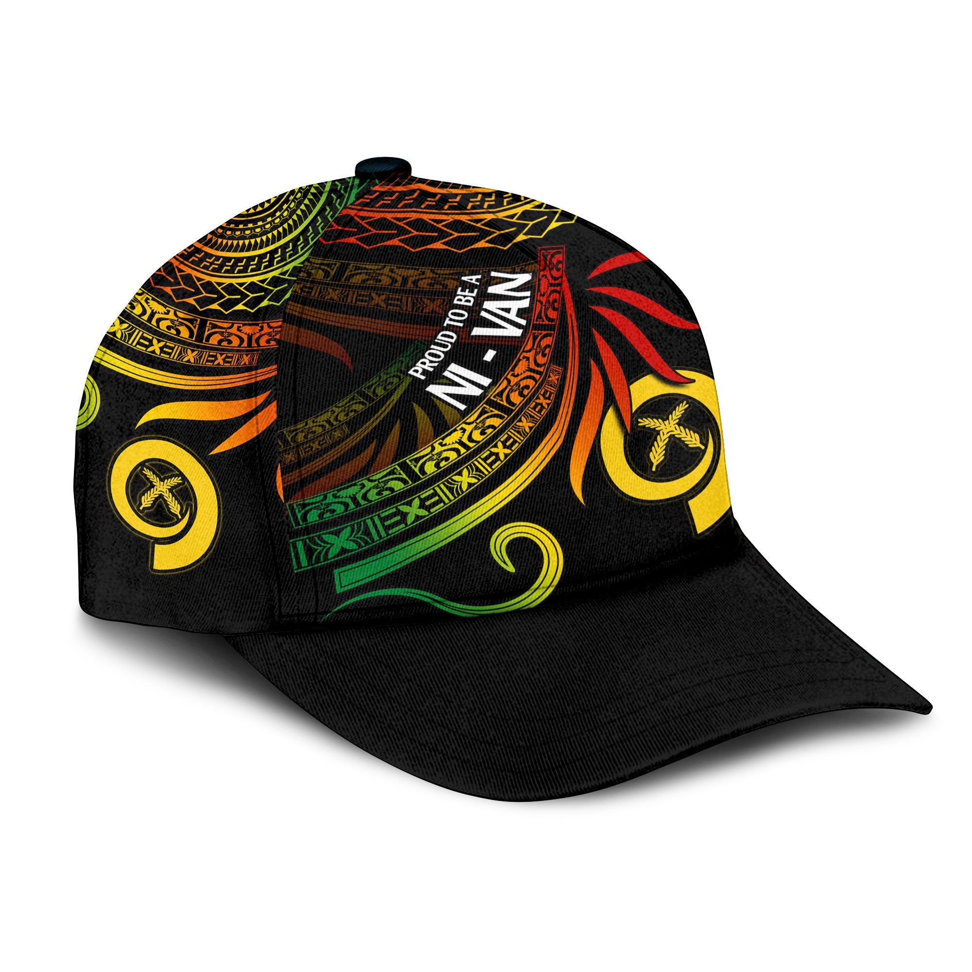 Custom Vanuatu Classic Cap Happy Independence Polynesian Proud To Be A Ni Van V1