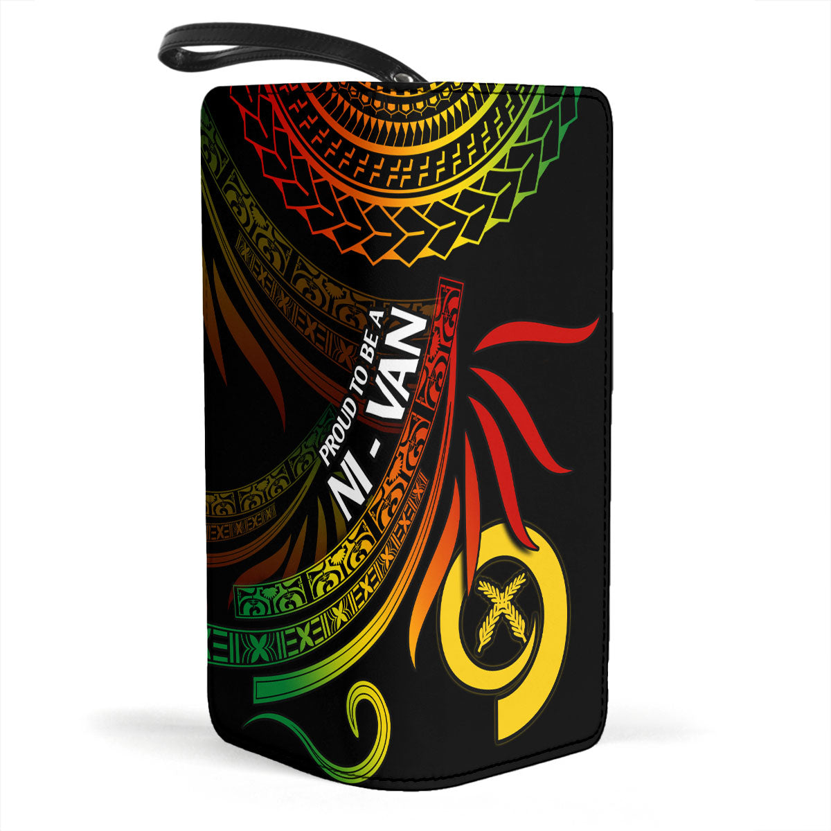 Custom Vanuatu Clutch Purse Happy Independence Polynesian Proud To Be A Ni Van V1