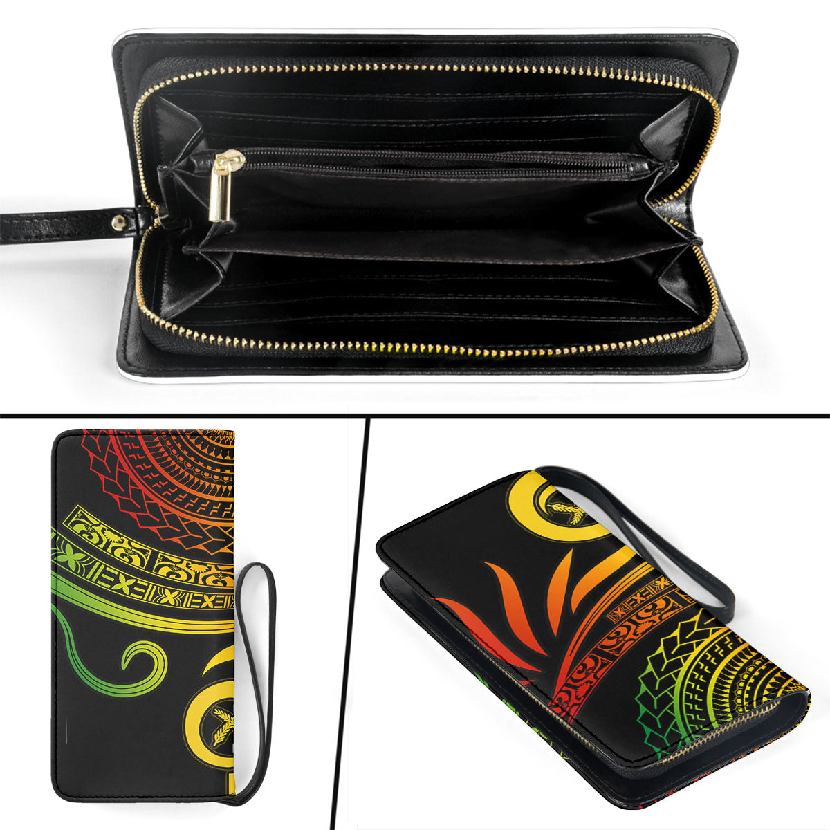 Custom Vanuatu Clutch Purse Happy Independence Polynesian Proud To Be A Ni Van V2