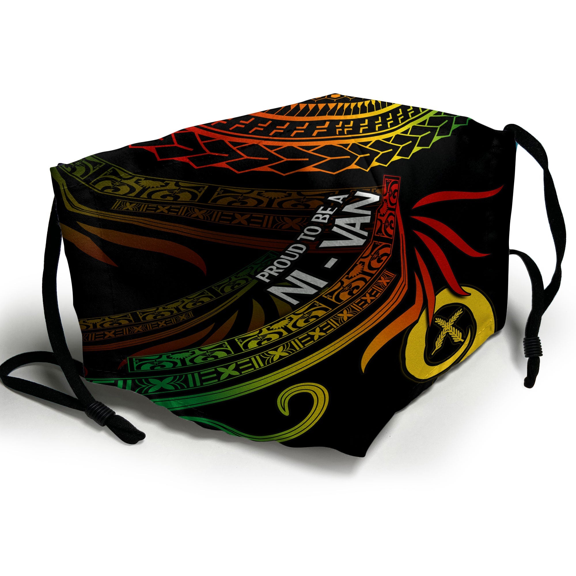 Custom Vanuatu Face Mask Happy Independence Polynesian Proud To Be A Ni Van V1