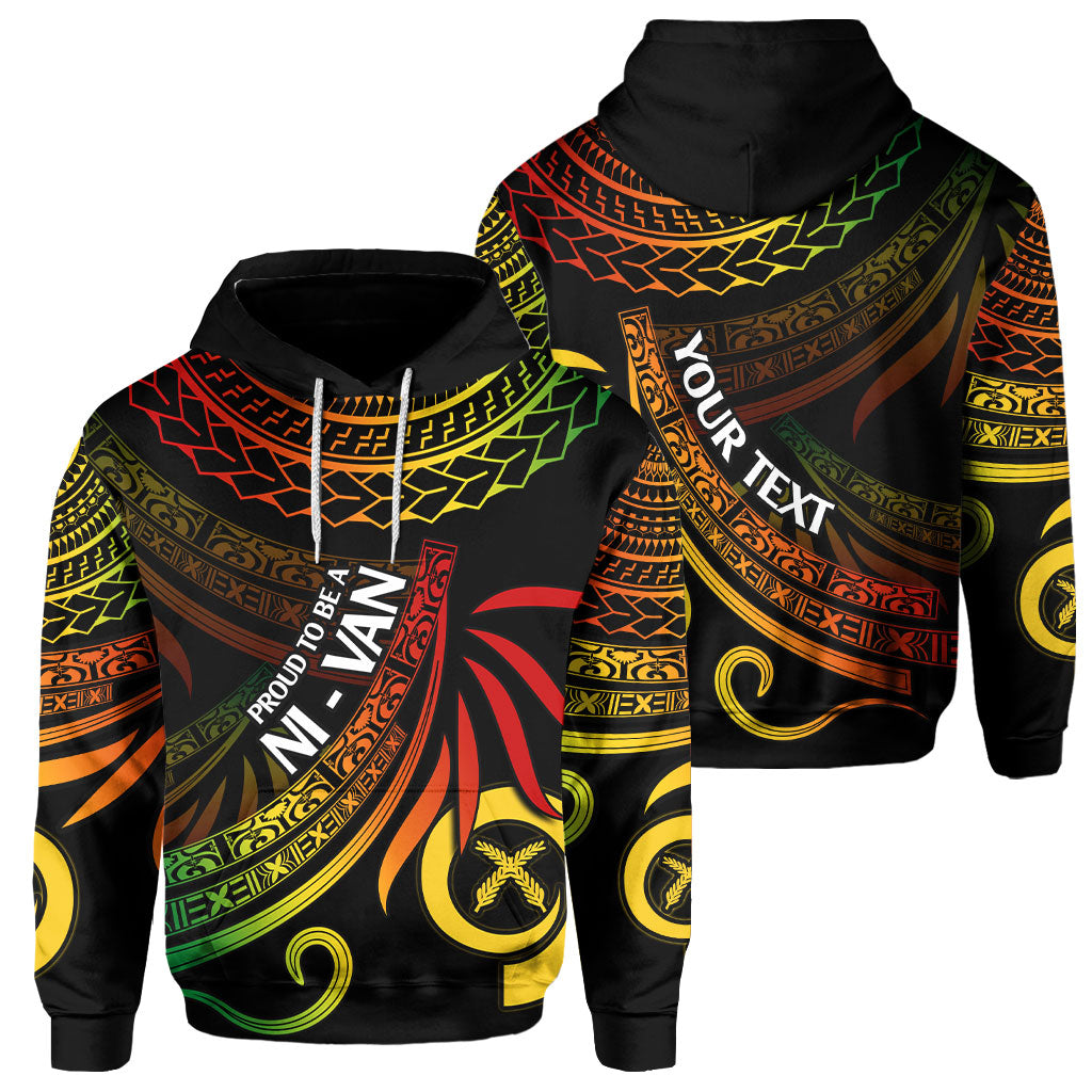 Custom Vanuatu Hoodie Happy Independence Polynesian Proud To Be A Ni Van V1