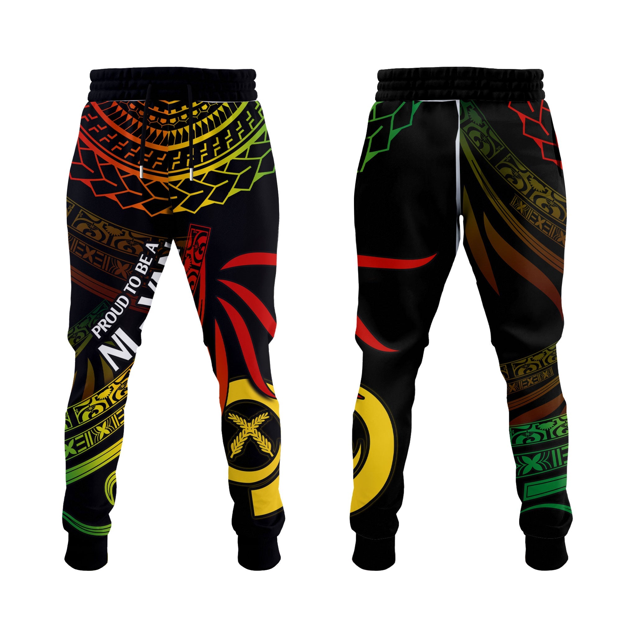 Custom Vanuatu Jogger Pant Happy Independence Polynesian Proud To Be A Ni Van V1