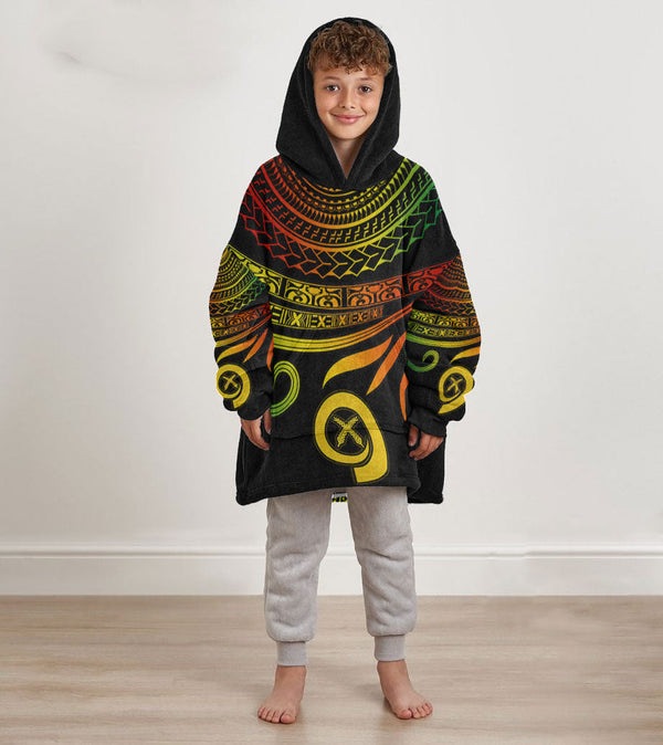 Custom Vanuatu Kid Snug Hoodie Happy Independence Polynesian Proud To Be A Ni Van V2