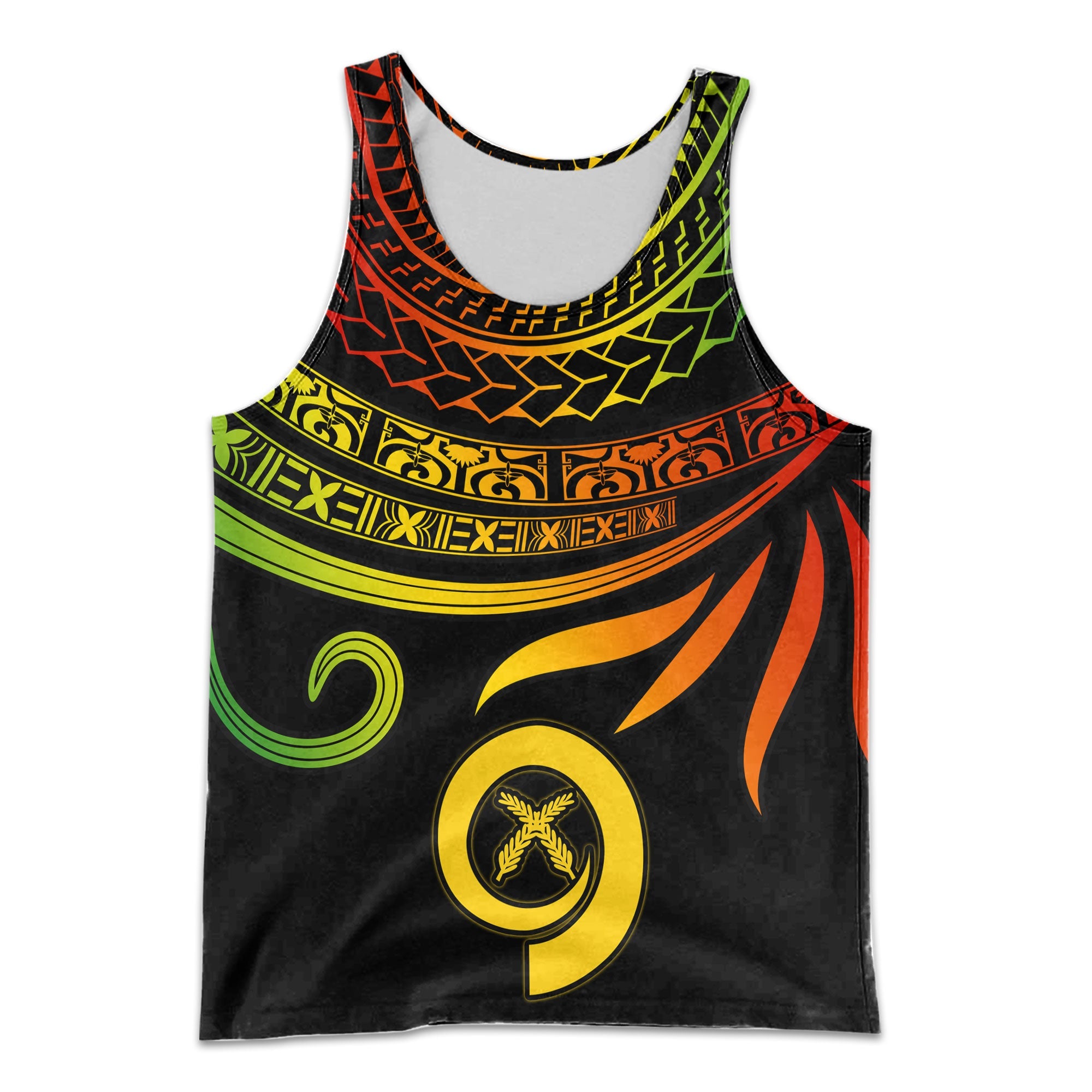 Custom Vanuatu Men Tank Top Happy Independence Polynesian Proud To Be A Ni Van V2