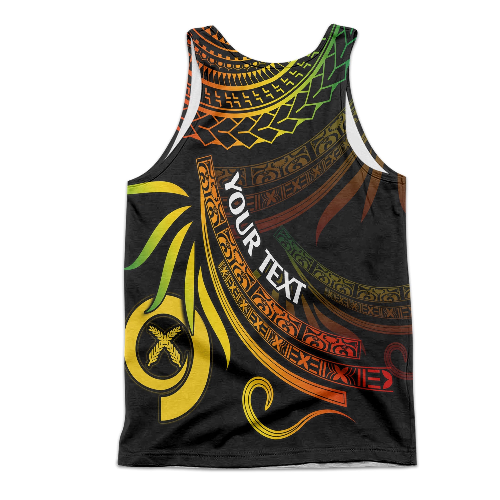 Custom Vanuatu Men Tank Top Happy Independence Polynesian Proud To Be A Ni Van V1