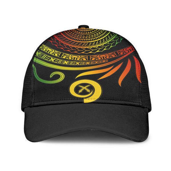 Custom Vanuatu Mesh Back Cap Happy Independence Polynesian Proud To Be A Ni Van V2