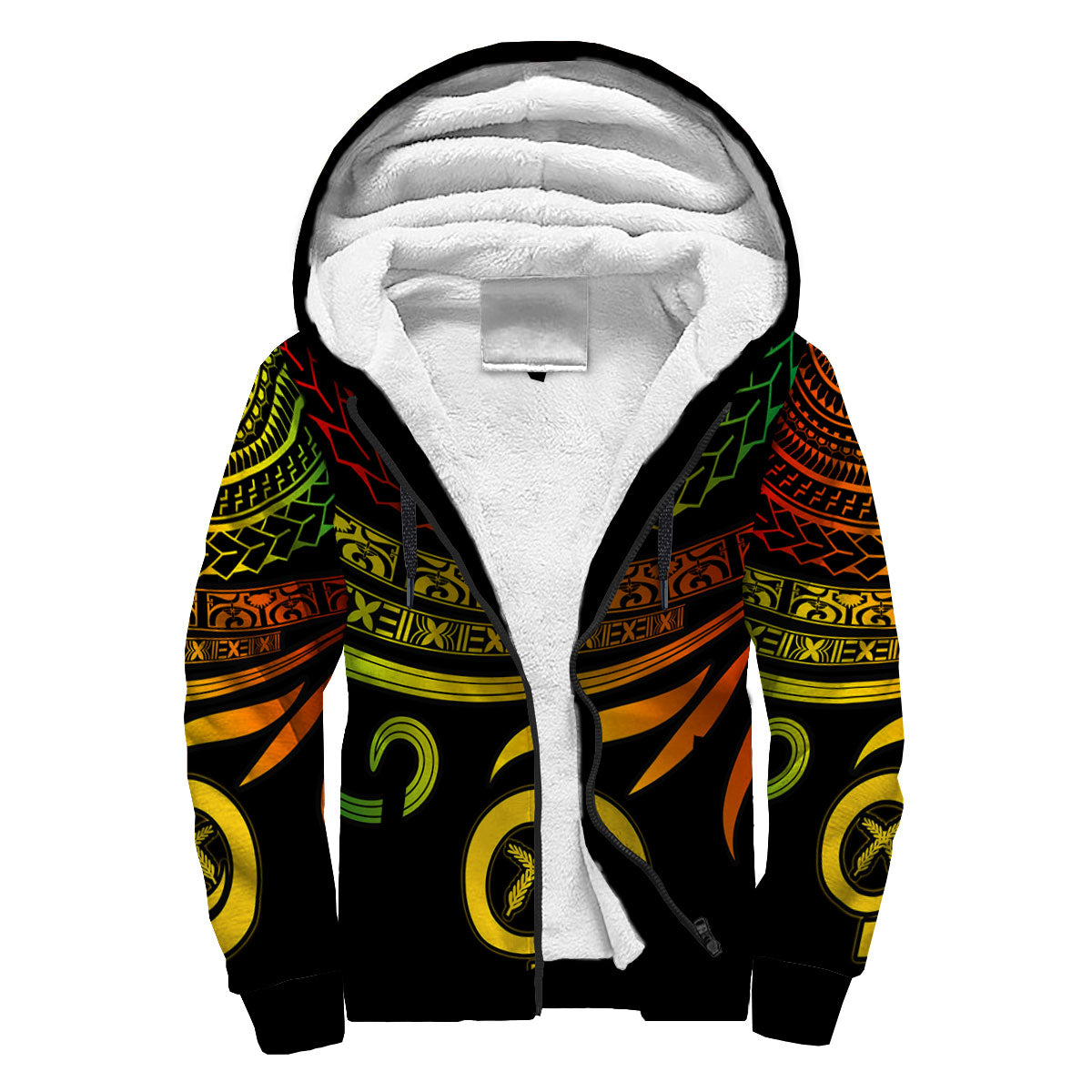 Custom Vanuatu Sherpa Hoodie Happy Independence Polynesian Proud To Be A Ni Van V2