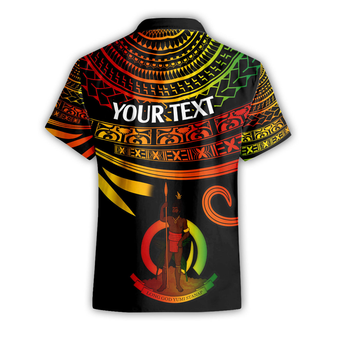 Custom Vanuatu Short Sleeve Shirt Happy Independence Polynesian Proud To Be A Ni Van V2