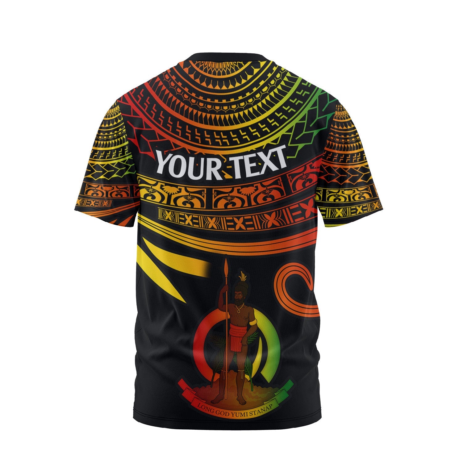 Custom Vanuatu T Shirt Happy Independence Polynesian Proud To Be A Ni Van V2