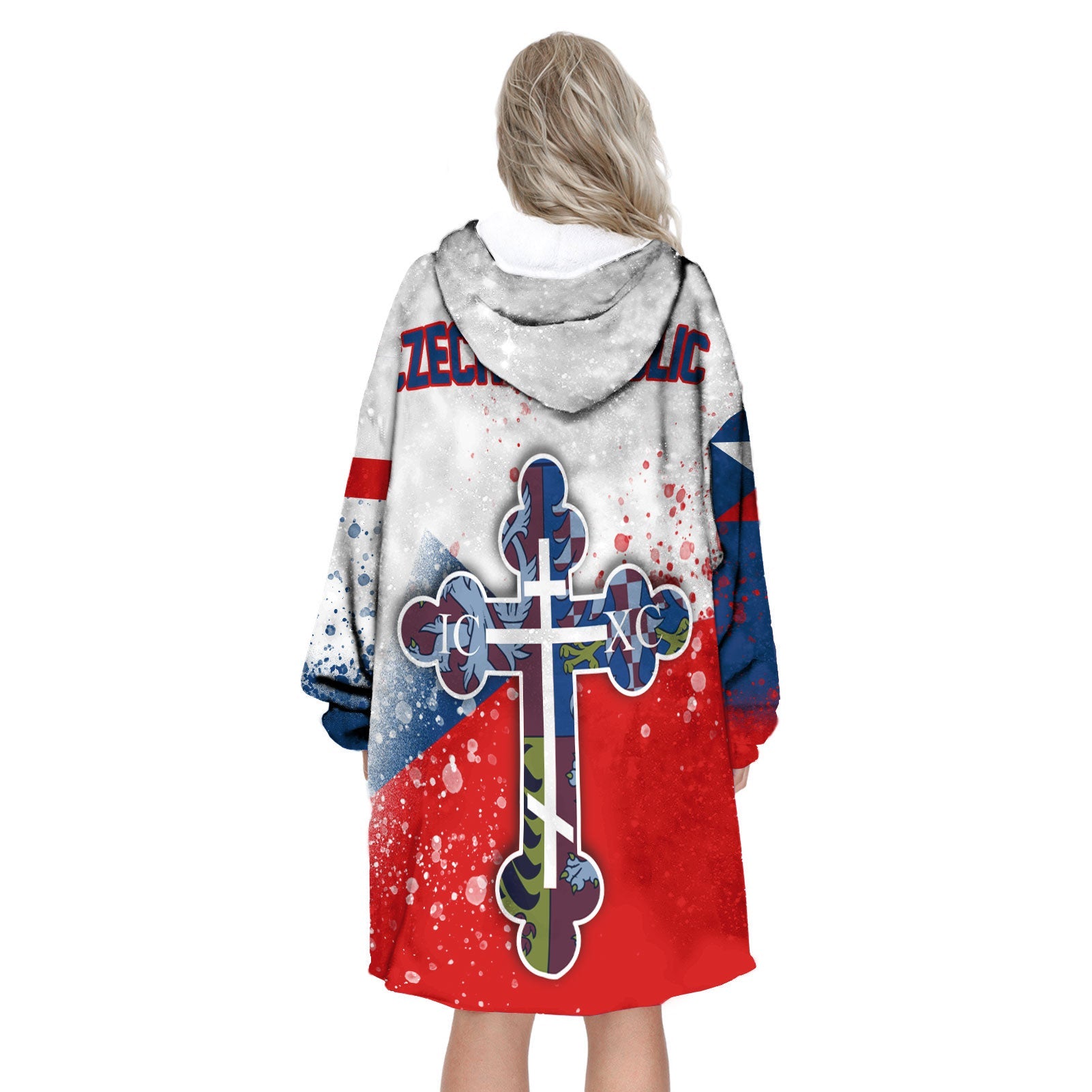 Czech Republic Snug Hoodie Flag & Coat Of Arms Orthodox Style