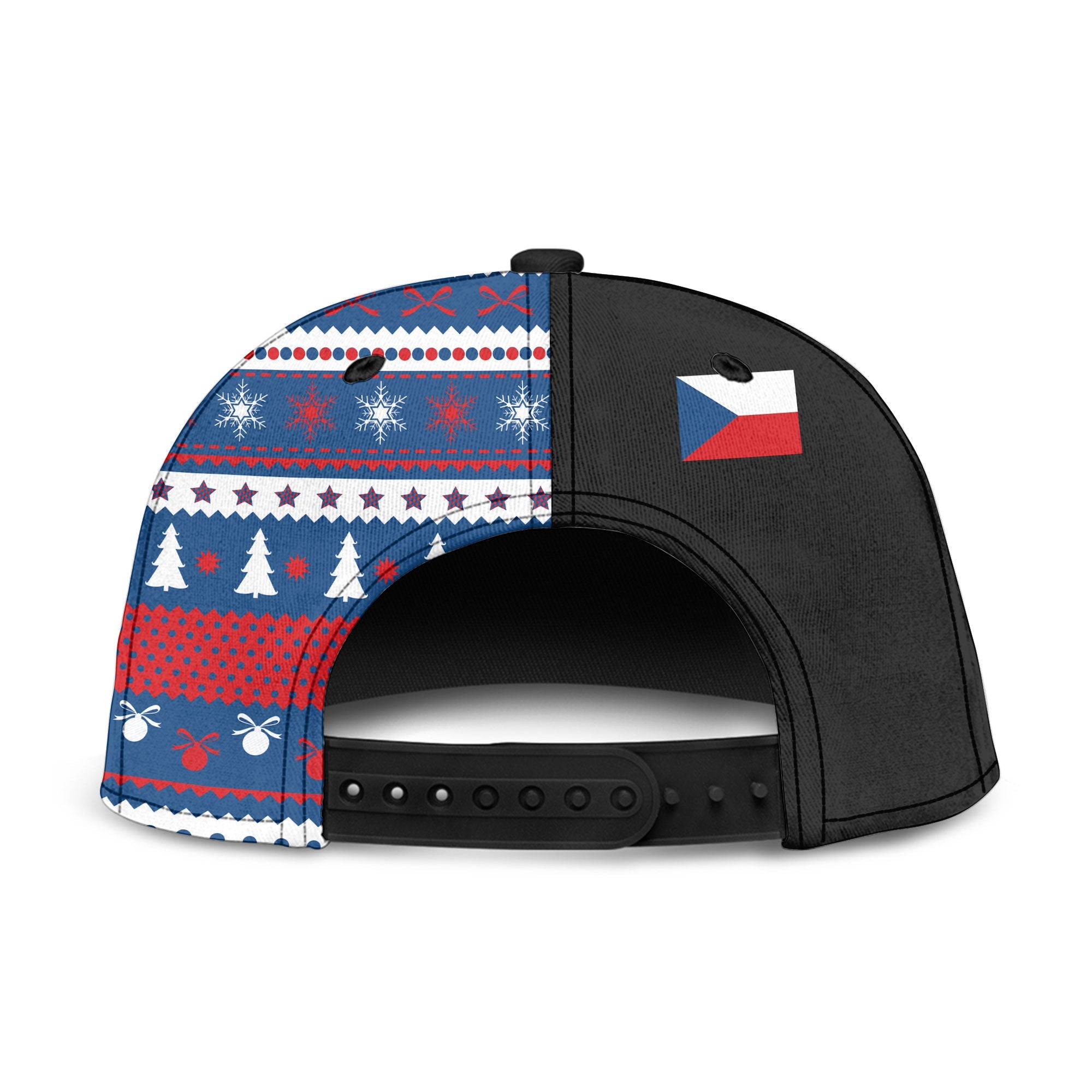 Czech Republic Snapback Hat Coat Of Arms Christmas Style