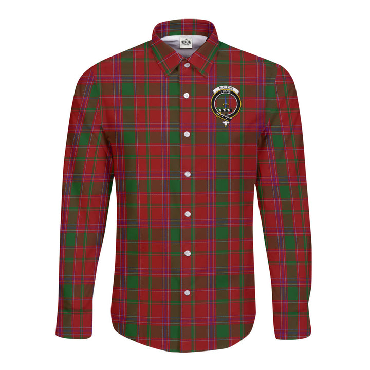 Dalziel 02Tartan Crest Long Sleeve Button Shirt