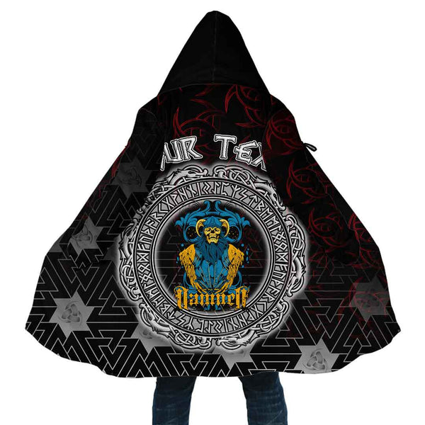 Custom Viking Hooded Coat Damned Special Style