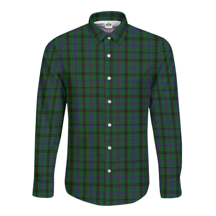 Davidson Tartan Plaid Long Sleeve Button Shirt
