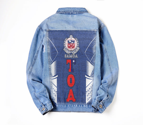 TOA Samoa Rugby Denim Jacket