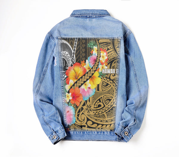 Hawaii Day King Kamehameha Denim Jacket