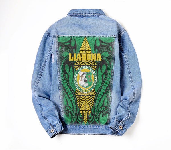 Tonga Liahona High School Denim Jacket