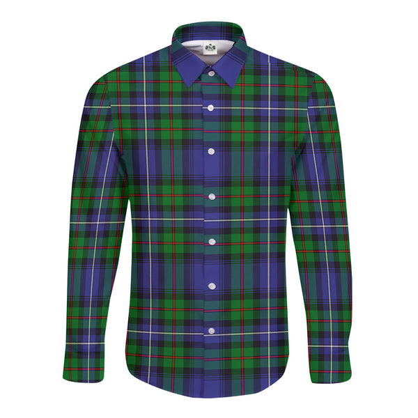 Donnachaidh Tartan Plaid Long Sleeve Button Shirt