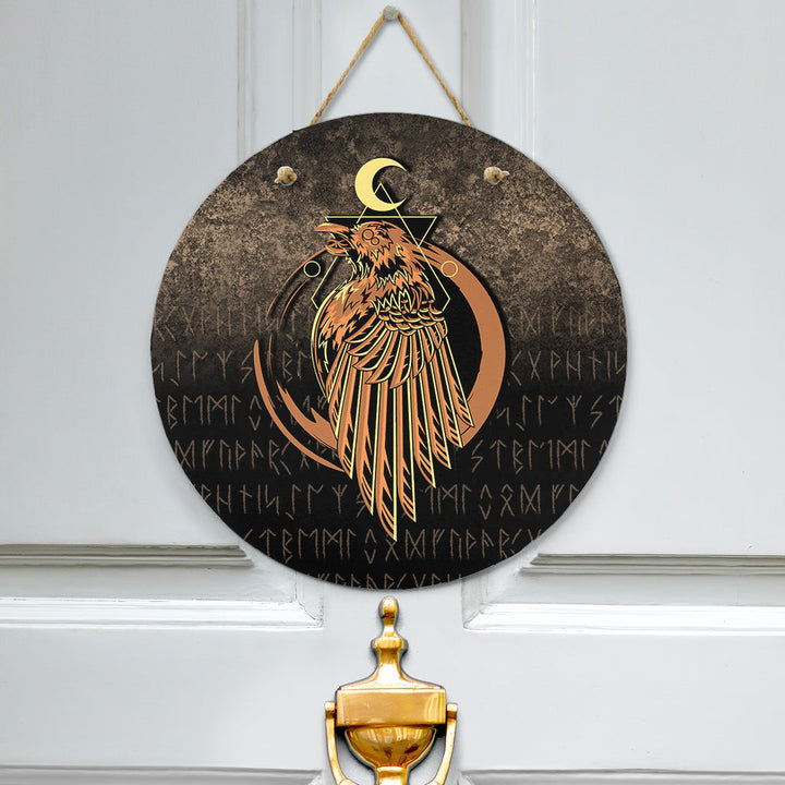 Viking Handing Door Sign Raven Viking Warrior Valhalla Norse – To The ...